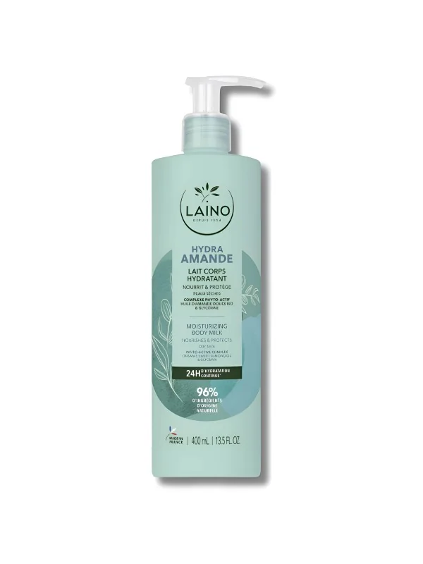 LAINO - LAIT CORPS HYDRATANT AMANDE DOUCE 400ML