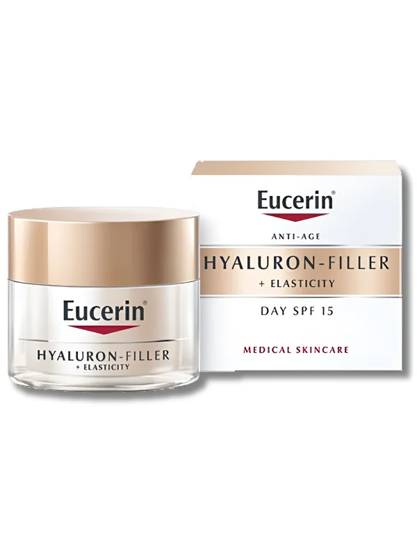 EUCERIN HYALURON-FILLER + ELASTICITY - SOIN DE JOUR SPF15 50ML