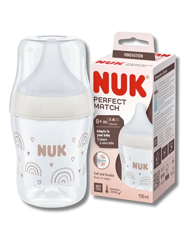 NUK PERFECT MATCH - BIBERON EN PLASTIQUE 150ML