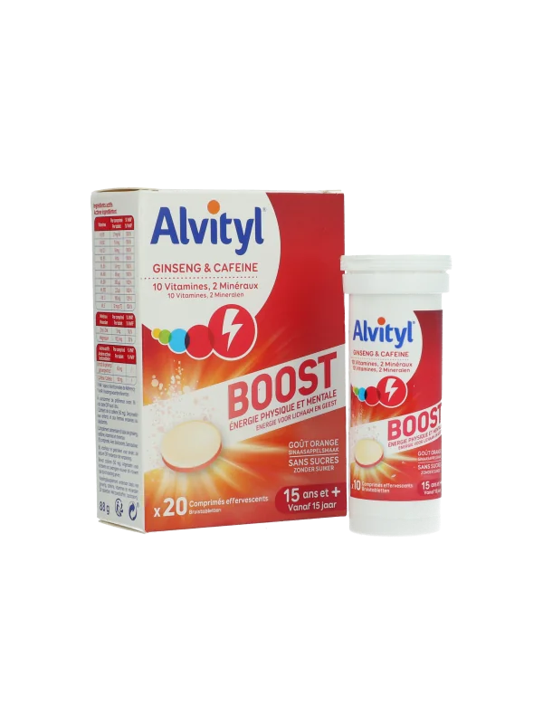 ALVITYL Boost - Ginseng et Caféine 20 comprimés
