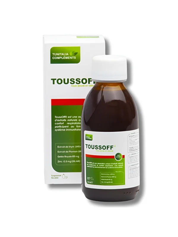 TUNITALIA - TOUSSOFF SIROP RHUME ADULTES 150ML