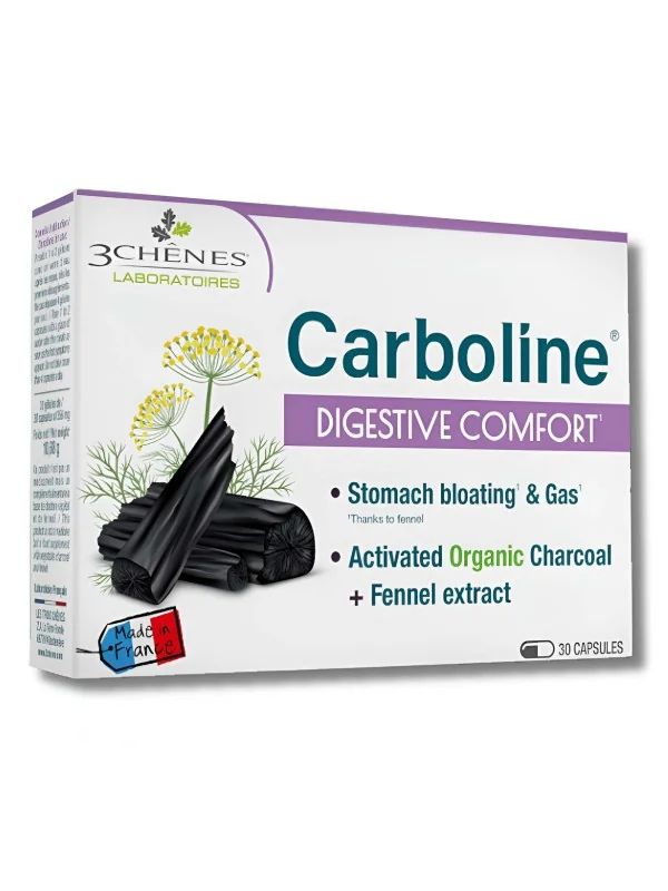 3 CHENES - CARBOLINE CONFORT DIGESTIF 30 COMPRIMES