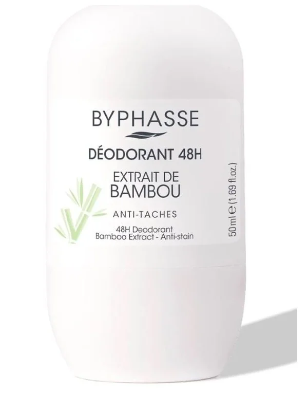 BYPHASSE Deodorant Roll On Anti Taches Bambou 50ml