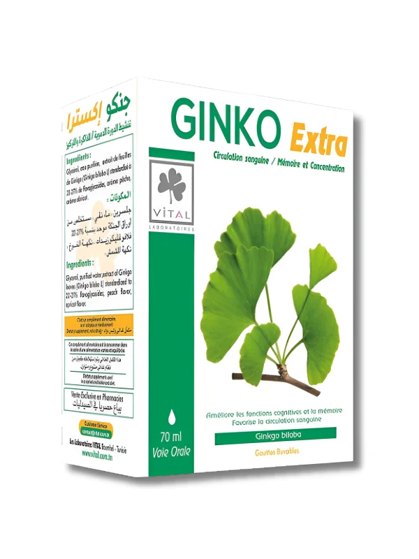 VITAL - GINKO EXTRA GOUTTES 70 ML