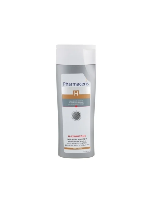 PHARMACERIS H SHAMPOOING H-STIMUTONE ANTI-CHEVEUX GRIS Et ACCÉLÉRATEUR DE POUSSE