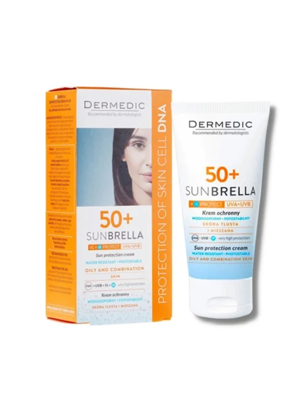 DERMEDIC SUNBRELLA FLUIDE SPF50+ Peaux MIXTES A GRASSES