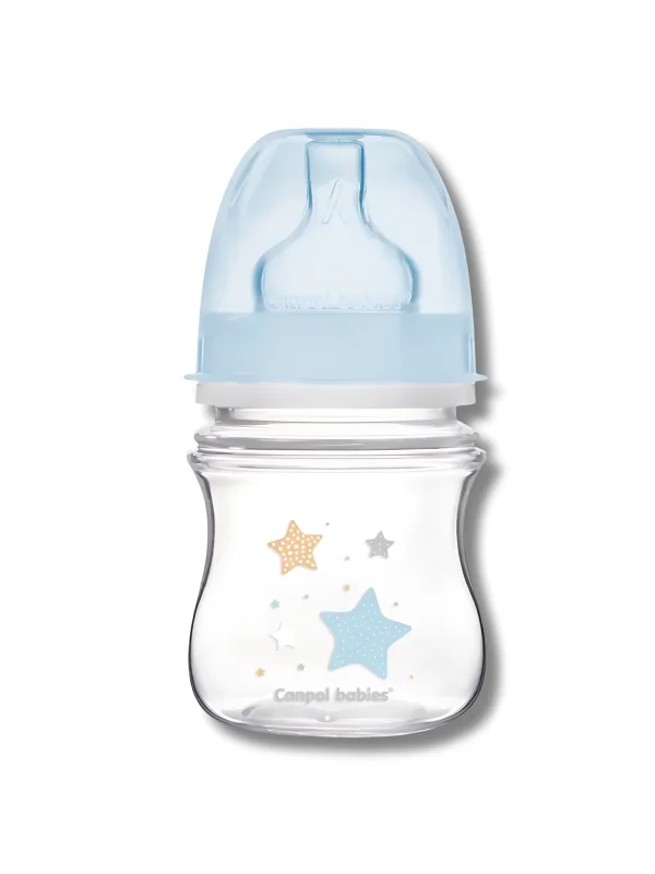 CANPOL BABIES - BIBERON +0MOIS 120 ML BLEU 35/216