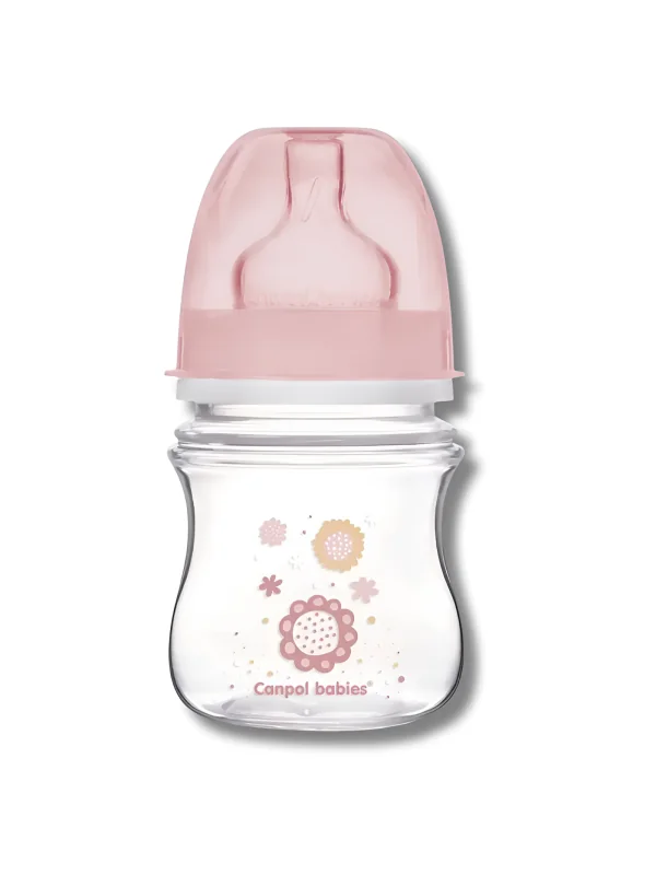 CANPOL BABIES - BIBERON +0MOIS 120ML ROSE 35/216