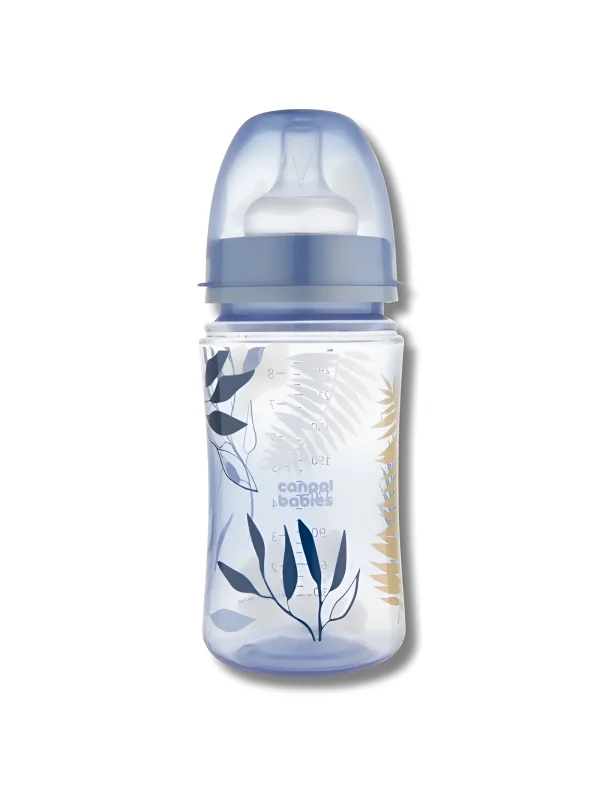 CANPOL CANPOL - BIBERON ANTICOLIQUE COL LARGE +3MOIS 240ML GOLD-35/240-BLU