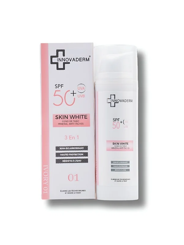 INNOVADERM SKIN WHITE - FOND DE TEINT MINERAL ANTI TACHES 02 SAND