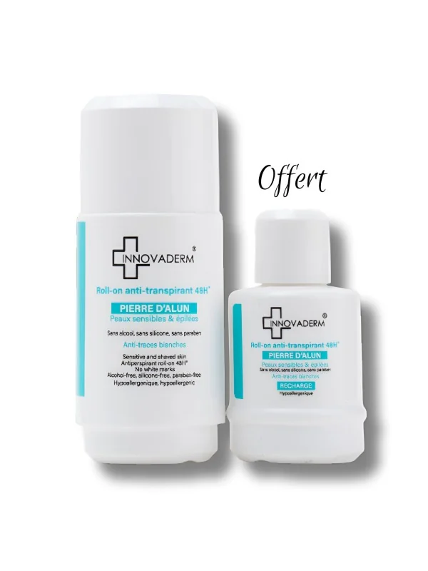 INNOVADERM - ROLL ON ANTI TRANSPIRANT + RECHARGE OFFERTE