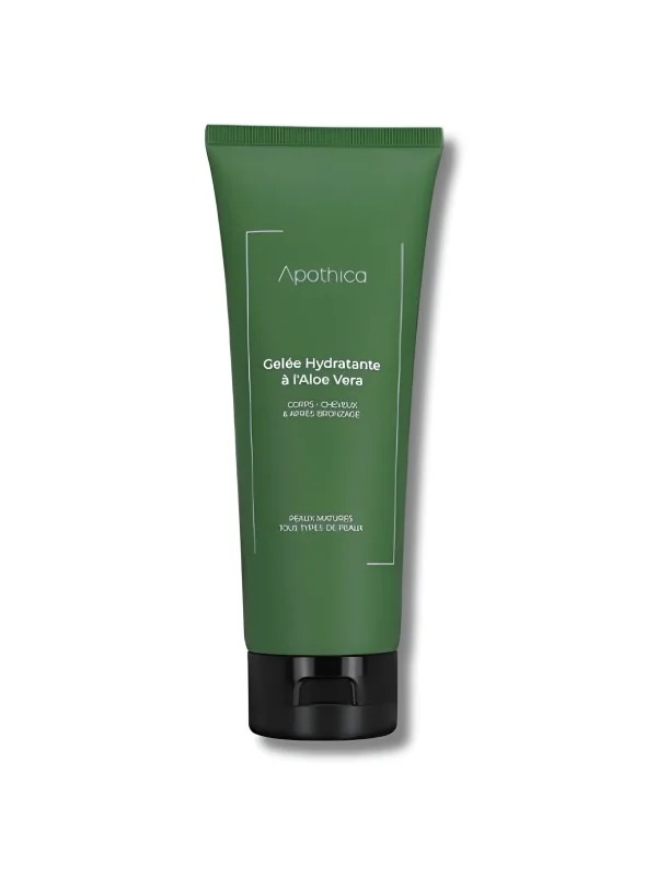 APOTHICA - GELEE HYDRATANTE ALOE VERA CORPS CHEVEUX APRES BRONZAGE 200ML