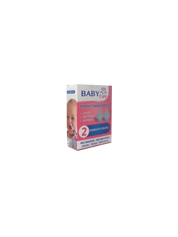 BABY CARE - EMBOUTS NASALES SOUPLES +6MOIS (2 PIECES)