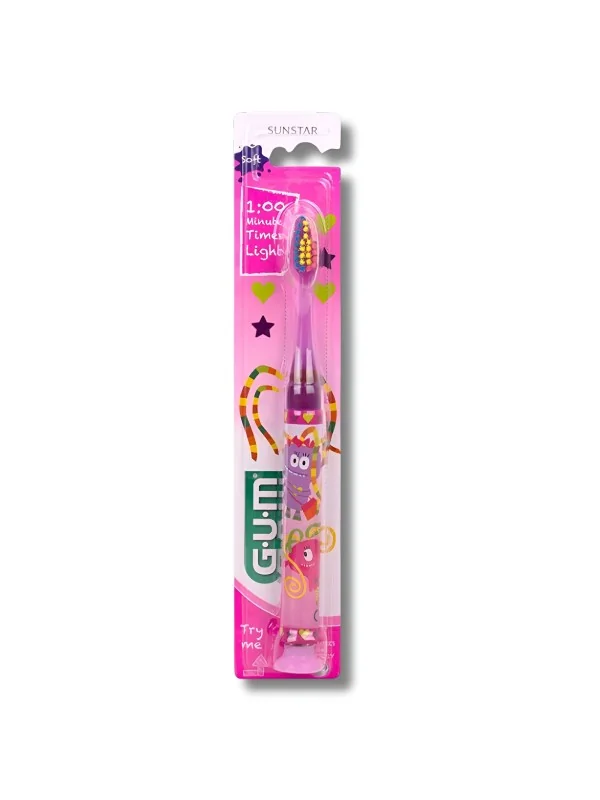 GUM - BROSSE À DENTS JUNIOR TIMER LIGHT 7-9 ANS 903