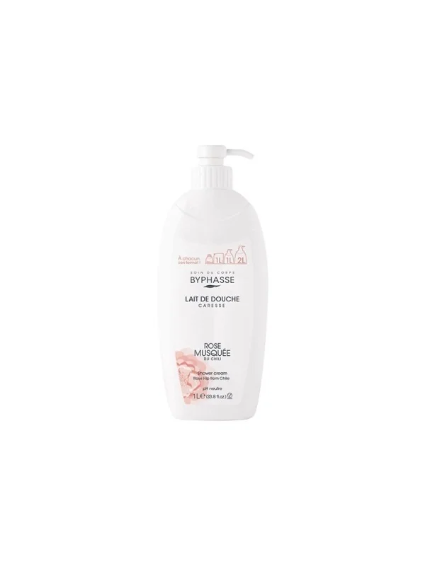 BYPHASSE Crème de Douche Caresse Rose Musquée